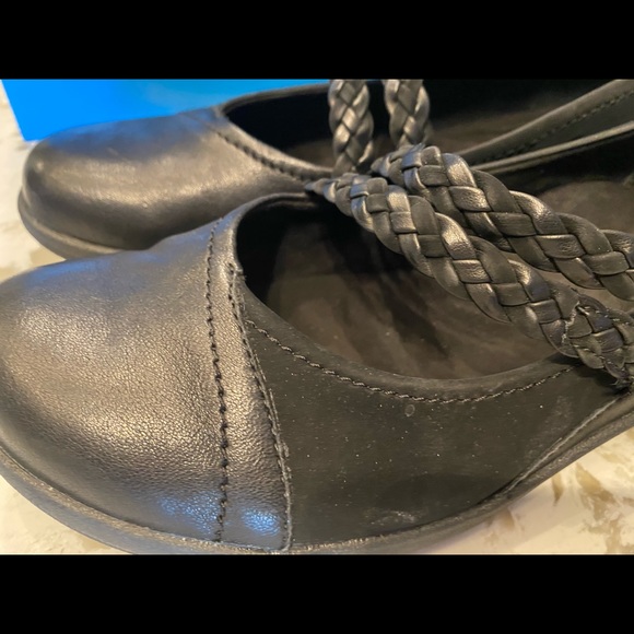 Aetrex Black Loafer Size 40 9-9 1/2 - Picture 2 of 9